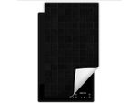 Darhaus Piastra Di Copertura Per Stufa 1 Pezzo 30X52 Cm Tappetino Antiscivolo Roll-Up, Nero - Piastra