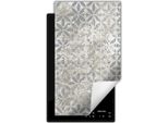 Darhaus Piastra Di Copertura Per Stufa 1 Pezzo 30X52 Cm Tappetino Antiscivolo Roll-Up, Grigio - Mosaico