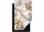 Darhaus Piastra Di Copertura Per Stufa 1 Pezzo 30X52 Cm Tappetino Antiscivolo Roll-Up, Fiore - Mosaico