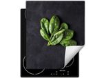 Darhaus Piastra Di Copertura Per Stufe 45X52 Cm Tappetino Antiscivolo Roll-Up, Ardesia - Basilico