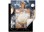 Darhaus Piastra Di Copertura Per Fornelli 45X52 Cm Tappetino Antiscivolo Roll-Up, Pane - Cucina