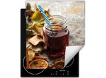 Darhaus Piastra Di Copertura Per Fornelli 45X52 Cm Tappetino Antiscivolo Roll-Up, Tè