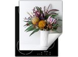 Darhaus Piastra Di Copertura Per Stufa 45X52 Cm Tappetino Antiscivolo Roll-Up, Bouquet Di Fiori