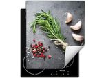 Darhaus Piastra Di Copertura Per Fornelli 45X52 Cm Tappetino Antiscivolo Roll-Up, Ardesia - Spezie