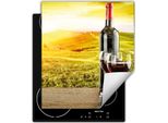 Darhaus Piastra Di Copertura Per Stufe 45X52 Cm Tappetino Antiscivolo Roll-Up, Vino