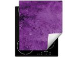 Darhaus Piastra Di Copertura Per Stufe 45X52 Cm Tappetino Antiscivolo Roll-Up, Ardesia - Viola