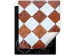 Darhaus Piastra Di Copertura Per Stufa 45X52 Cm Tappetino Antiscivolo Roll-Up, Bronzo - Mosaico