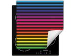 Darhaus Piastra Di Copertura Per Stufe 60X52 Cm Tappetino Antiscivolo Roll-Up, Colorato - Strisce