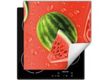 Darhaus Piastra Di Copertura Per Fornelli 50X52 Cm Tappetino Antiscivolo Roll-Up, Anguria