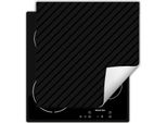 Darhaus Piastra Di Copertura Per Stufe 60X52 Cm Tappetino Antiscivolo Roll-Up, Grigio Scuro - Modello