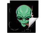 Darhaus Piastra Di Copertura Per Stufe 60X52 Cm Tappetino Antiscivolo Roll-Up, Nero - Ufo