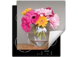 Darhaus Piastra Di Copertura Per Stufa 60X52 Cm Tappetino Antiscivolo Roll-Up, Bouquet Di Fiori