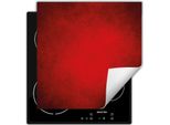 Darhaus Piastra Di Copertura Per Stufa 60X52 Cm Tappetino Antiscivolo Roll-Up, Rosso