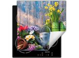 Darhaus Piastra Di Copertura Per Fornelli 60X52 Cm Tappetino Antiscivolo Arrotolabile, Giardino - Legno