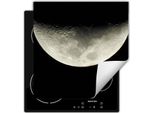 Darhaus Piastra Di Copertura Per Stufa 60X52 Cm Tappetino Antiscivolo Roll-Up, Nero - Moon