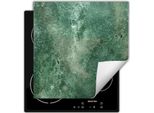 Darhaus Piastra Di Copertura Per Stufe 60X52 Cm Tappetino Antiscivolo Roll-Up, Verde - Ardesia