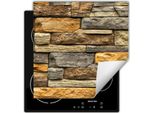 Darhaus Piastra Di Copertura Per Stufe 60X52 Cm Tappetino Antiscivolo Roll-Up, Mattone