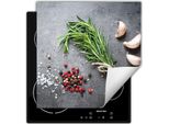 Darhaus Piastra Di Copertura Per Stufe 60X52 Cm Tappetino Antiscivolo Roll-Up, Ardesia - Spezie