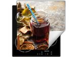 Darhaus Piastra Di Copertura Per Fornelli 50X52 Cm Tappetino Antiscivolo Roll-Up, Tè
