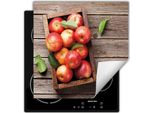 Darhaus Piastra Di Copertura Per Stufa 60X52 Cm Tappetino Antiscivolo Roll-Up, Mele - Legno