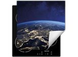 Darhaus Piastra Di Copertura Per Stufe 50X52 Cm Tappetino Antiscivolo Roll-Up, Terra