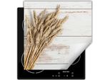 Darhaus Piastra Di Copertura Per Stufa 50X52 Cm Tappetino Antiscivolo Roll-Up, Cereali - Legno