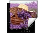 Darhaus Piastra Di Copertura Per Stufa 50X52 Cm Tappetino Antiscivolo Roll-Up, Lavanda