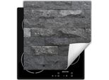 Darhaus Piastra Di Copertura Per Stufa 60X52 Cm Tappetino Antiscivolo Roll-Up, Grigio - Brick