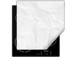 Darhaus Piastra Di Copertura Per Stufa 60X52 Cm Tappetino Antiscivolo Roll-Up, Bianco - Ardesia
