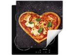 Darhaus Piastra Di Copertura Per Fornelli 60X52 Cm Tappetino Antiscivolo Roll-Up, Ardesia - Pizza