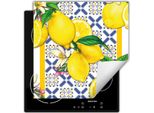 Darhaus Piastra Di Copertura Per Stufa 60X52 Cm Tappetino Antiscivolo Roll-Up, Mosaico - Limone