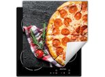Darhaus Piastra Di Copertura Per Fornelli 50X52 Cm Tappetino Antiscivolo Roll-Up, Pizza