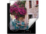 Darhaus Piastra Di Copertura Per Stufe 50X52 Cm Tappetino Antiscivolo Roll-Up, Città