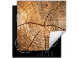 Darhaus Piastra Di Copertura Per Stufa 50X52 Cm Tappetino Antiscivolo Roll-Up, Albero - Legno