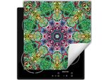 Darhaus Piastra Di Copertura Per Stufa 60X52 Cm Tappetino Antiscivolo Roll-Up, Colorato - Mosaico