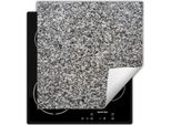 Darhaus Piastra Di Copertura Per Stufe 50X52 Cm Tappetino Antiscivolo Roll-Up, Granito