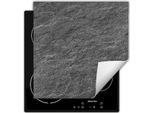 Darhaus Piastra Di Copertura Per Stufe 60X52 Cm Tappetino Antiscivolo Roll-Up, Grigio - Ardesia