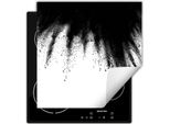 Darhaus Piastra Di Copertura Della Stufa 60X52 Cm Tappetino Antiscivolo Roll-Up, Bianco - Esplosione