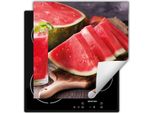 Darhaus Piastra Di Copertura Per Fornelli 50X52 Cm Tappetino Antiscivolo Roll-Up, Anguria