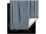 Darhaus Piastra Di Copertura Per Stufe 60X52 Cm Tappetino Antiscivolo Roll-Up, Grigio - Legno