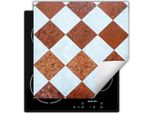 Darhaus Piastra Di Copertura Per Stufa 60X52 Cm Tappetino Antiscivolo Roll-Up, Bronzo - Mosaico