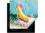 Darhaus Piastra Di Copertura Per Stufa 60X52 Cm Tappetino Antiscivolo Roll-Up, Spiaggia