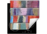 Darhaus Piastra Di Copertura Per Stufe 60X52 Cm Tappetino Antiscivolo Roll-Up, Colorato - Mattone