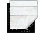 Darhaus Piastra Di Copertura Per Stufe 50X52 Cm Tappetino Antiscivolo Roll-Up, Bianco - Legno