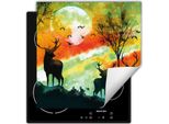 Darhaus Piastra Di Copertura Per Stufe 60X52 Cm Tappetino Antiscivolo Roll-Up, Colorato - Hirsh