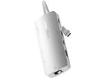 Linq 8In1 Pro Hub Multiporta USB-C 140W Grigio Spazio - Bianco Nuovo
