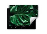 Darhaus Piastra Di Copertura Per Stufa 70X52 Cm Tappetino Antiscivolo Roll-Up, Verde - Fiori