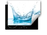 Darhaus Piastra Di Copertura 70X52 Cm Tappetino Antiscivolo Arrotolabile, Bianco - Acqua