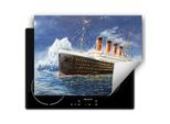 Darhaus Piastra Di Copertura 70X52 Cm Tappetino Antiscivolo Arrotolabile, Titanic