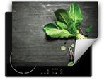 Darhaus Piastra Di Copertura 70X52 Cm Tappetino Antiscivolo Arrotolabile, Erbe Aromatiche - Legno